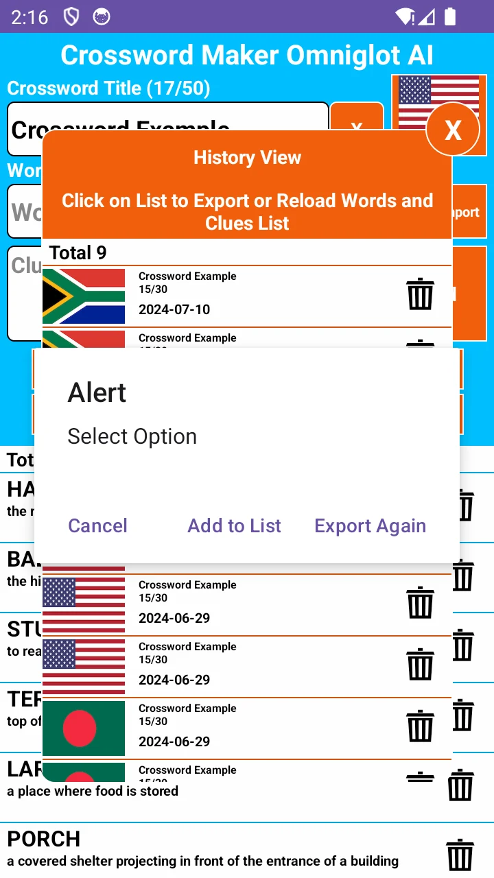 Crossword Maker Master screenshot